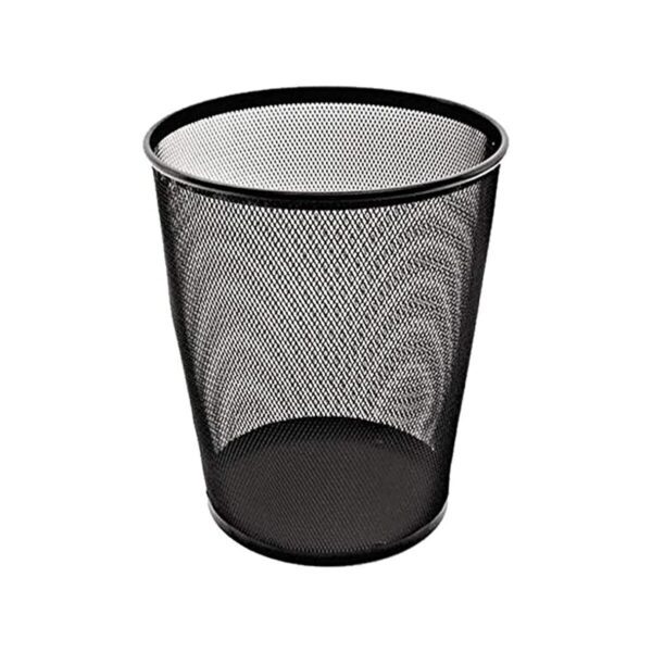 Black Mesh Trash Bin