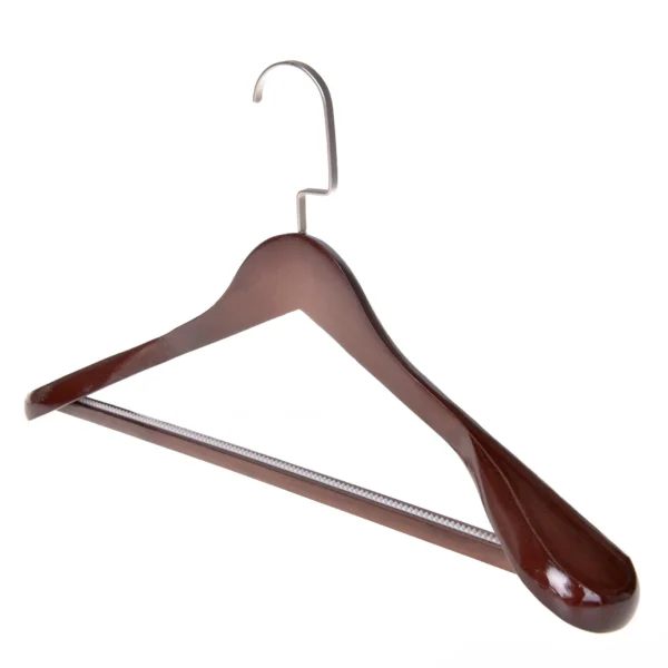 Light Brown Hanger – With non-slip bar