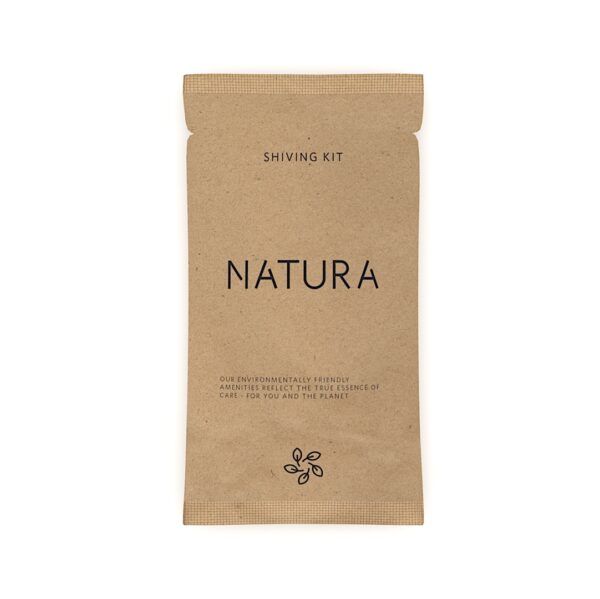 Shaving Kit – 1 Bamboo Razor, Shaving cream in craft paper