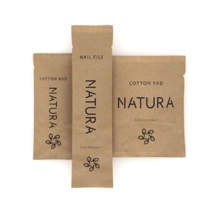 Vanity Kit – Cotton Pads, Wood Buds, Wood Stick (115mm), Foam Nail File (140mm)