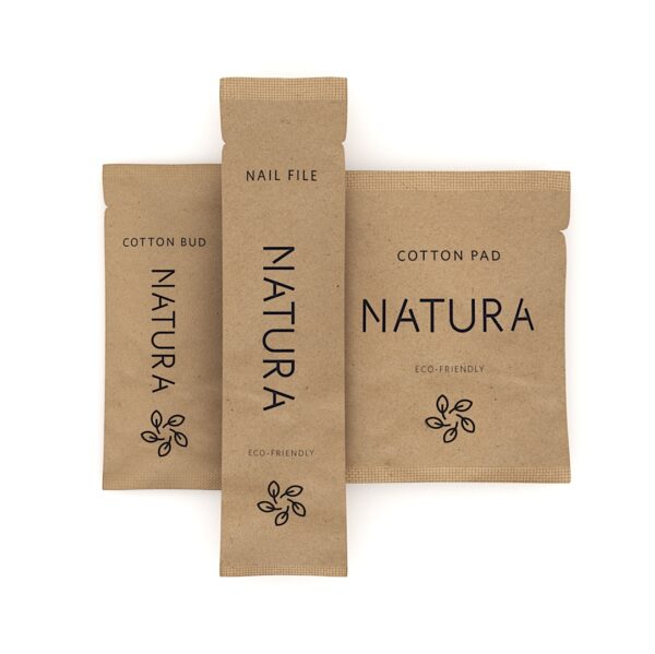 Vanity Kit – Cotton Pads, Wood Buds, Wood Stick (115mm), Foam Nail File (140mm)